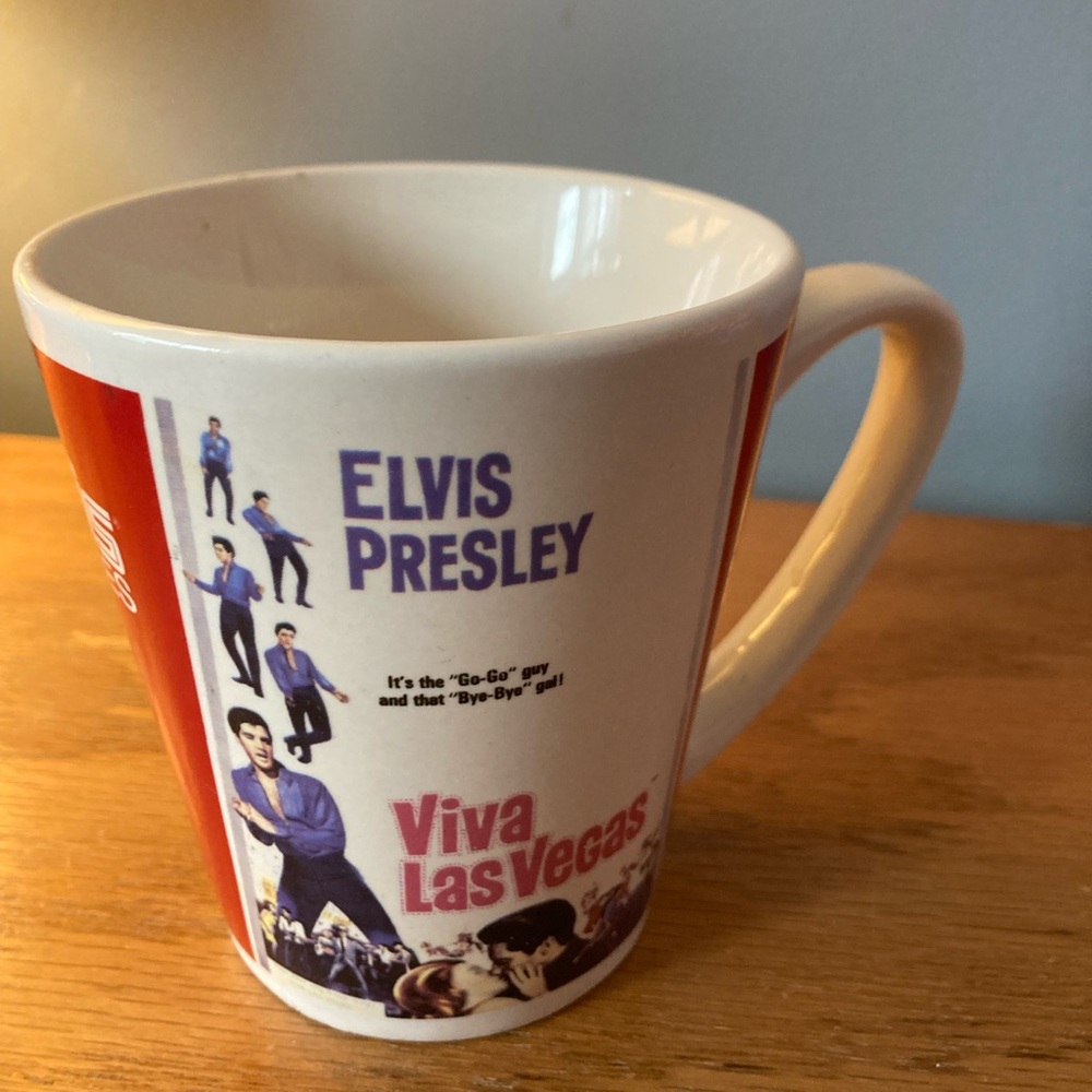Vintage Elvis Presley, Viva, Las Vegas, coffee mug